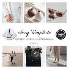 Advanced eBay Listing HTML Template - 100% Mobile / Tablet Responsive FREE LOGO