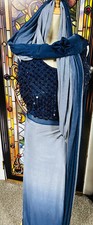Designer Pre-Draped Saree with Blouse   Ready to Wear Bollywood Party Sari   Bl