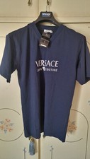 t-shirt gianni versace taglia M blu elasticizzata nuova
