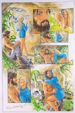 LOST IN SPACE #18 PAGE 11 ORIGINAL COMIC ART. MICHAL DUTKIEWICZ. INNOVATION 1993