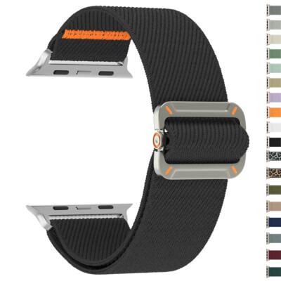 Woven Watch Strap For Apple Watch Band Series 10 9 8 7 Ultra2/1 38/42/45/46/49mm