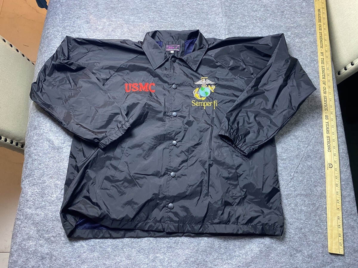 USMC jacket vintage スーベニアジャケット Vintage US Marines Jacket Mens Extra Large Black USMC Semper Fi