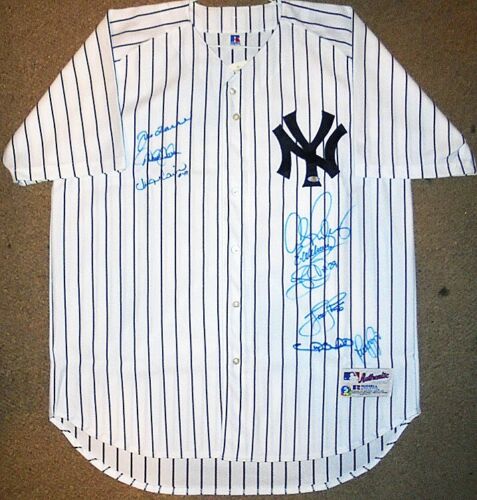 2004 -DEREK JETER/AROD- koszulka baseballowa Steiner Team podpisana/autograf NY Yankees - Zdjęcie 1 z 5
