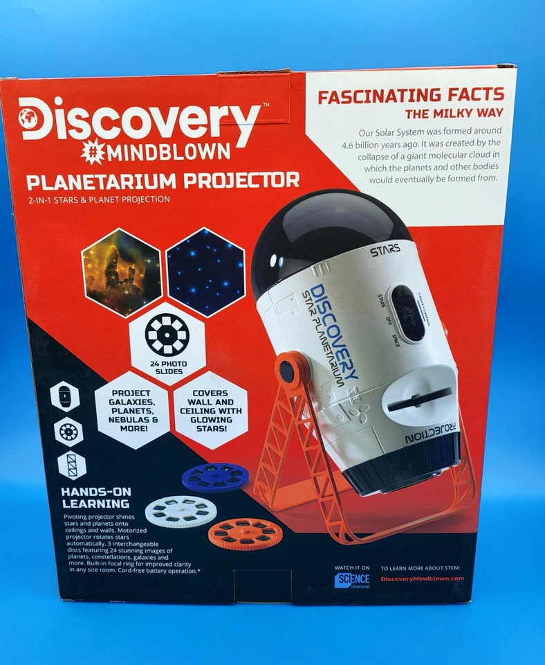Proyector planetario Discovery Mindblown 2 en 1 proyector de estrellas y planetas Foto 2 de 2
