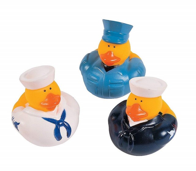 navy rubber duck