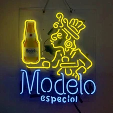 US Stock Modelo Especial Beer Neon Sign Bar Pub Wall Decor Artwork Gift 19"x15"