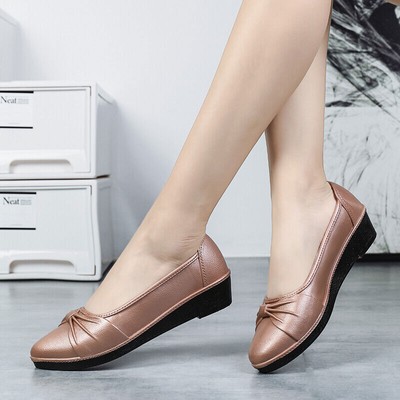 Woman Flat Shoes Women Flat Shoes Ladies Oxford Shoes Mother Single Shoes eBay