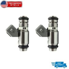 2x Fuel Injector IWP162 For Harley Dyna Electra Glide Softail Road King 2760901B
