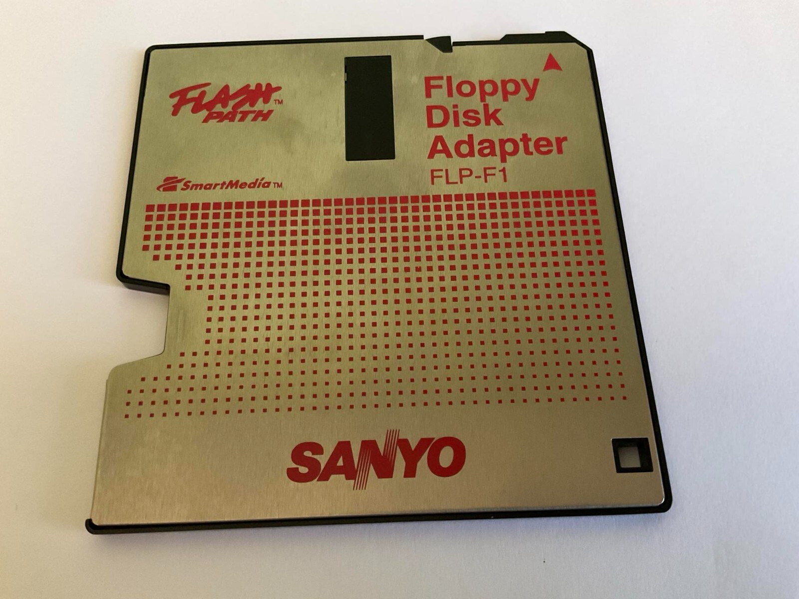Vintage Floppy Disk Adaptor FLP-F1 SmartMedia TM - Sanyo - tracked postage-image