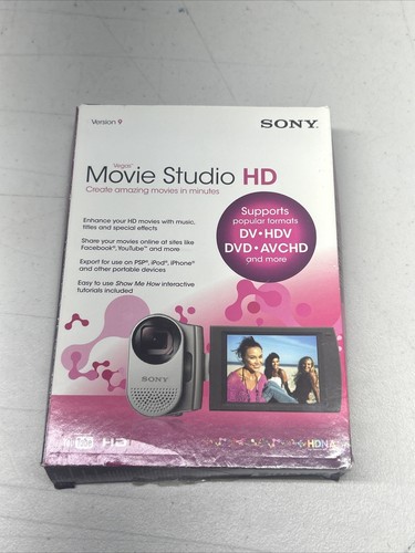 Sony Movie Studio HD Version 9