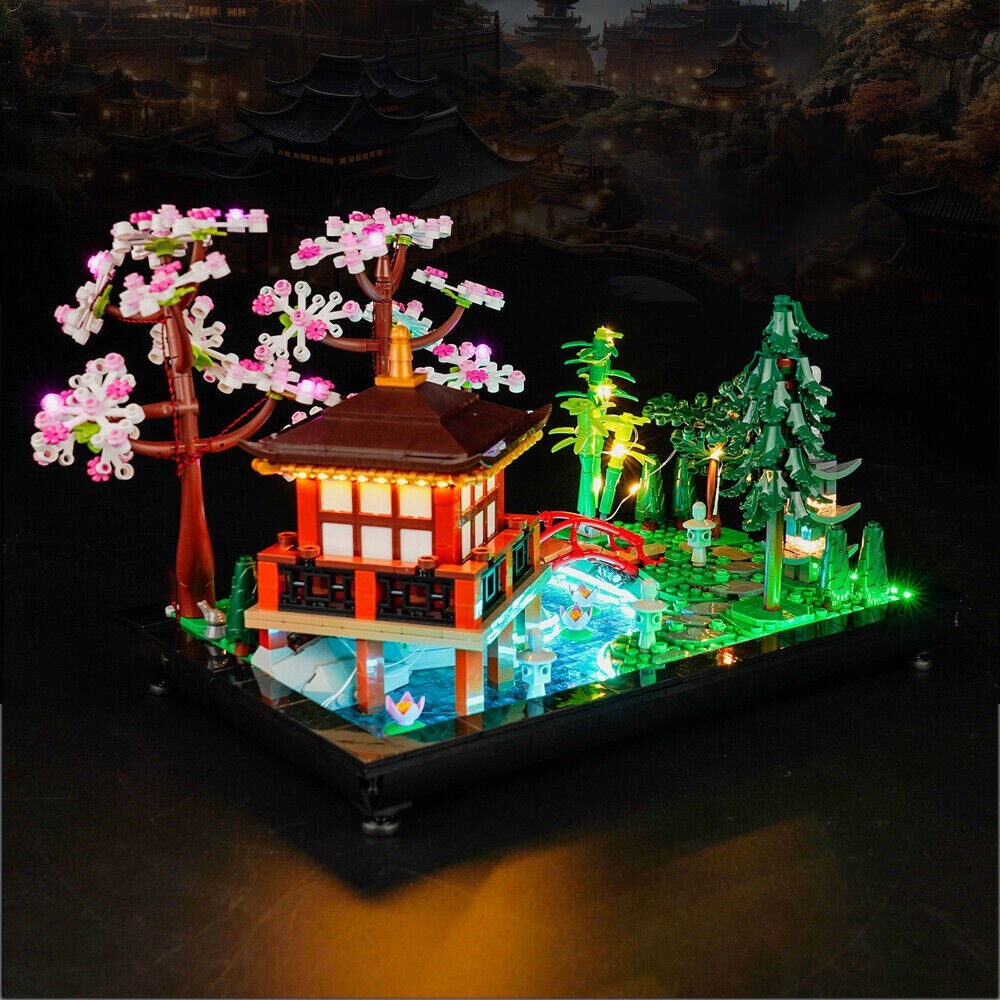 LED Light Kit for Lego 10315 Tranquil Garden Japanese Zen Garden 