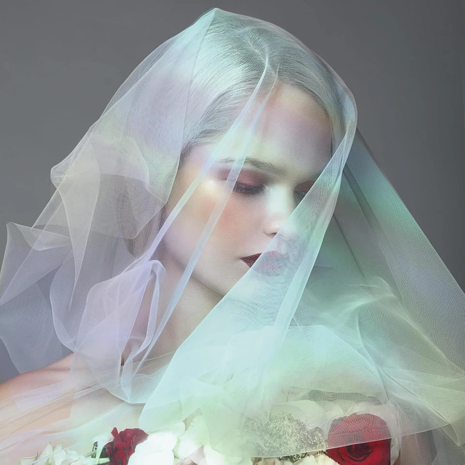 Tela transparente de 3 yardas, tela holográfica mágica láser, tela iridiscente de 59 pulgadas Seq Foto 4 de 4