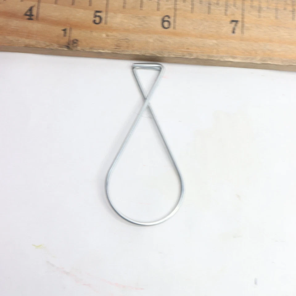 (30-Pk) Ceiling Grid Squeeze Clips Poster Hanger Display Hook Metal 1818902292 Foto 3 de 4