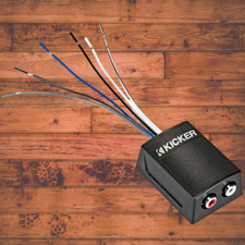 KICKER 46KISLOC2 Car Speaker Wire-to-RCA Line-Out Converter LOC 12v Remote Wire