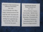 Civil War Presidents Lincoln & Davis and  Generals Grant & Lee US Stamps — photo 5