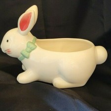 Rabbit / Bunny Ceramic Bowl / Planter