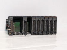 Toshiba TBU218**5 8-Slot PLC Rack, T2, w/PS261 Power & (3) IN51 & (3) AC61 I/O