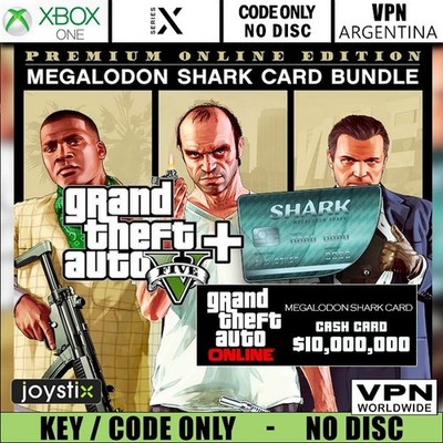 Grand Theft Auto V Premium GTA 5 + Megalodon Shark Card (Xbox One) Key ARGENTINA