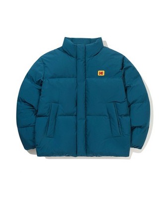 Genuine Kodak Stainless Steel Neck Duck Down Jacket BLUE