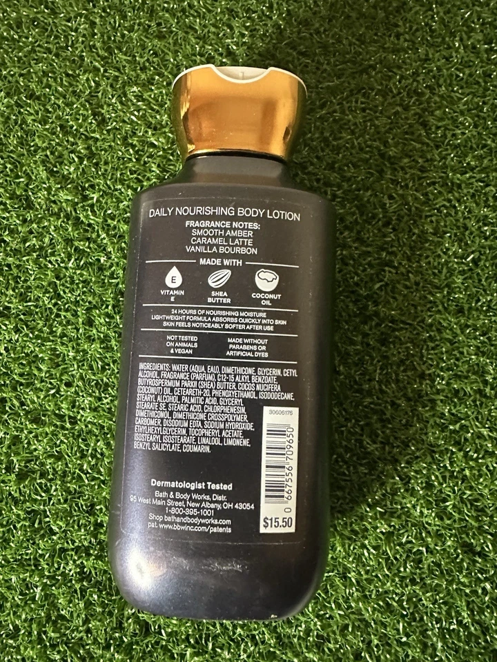 BATH & BODY WORKS MIDNIGHT AMBER GLOW BODY LOTION 8 FL OZ - Image 2 of 2