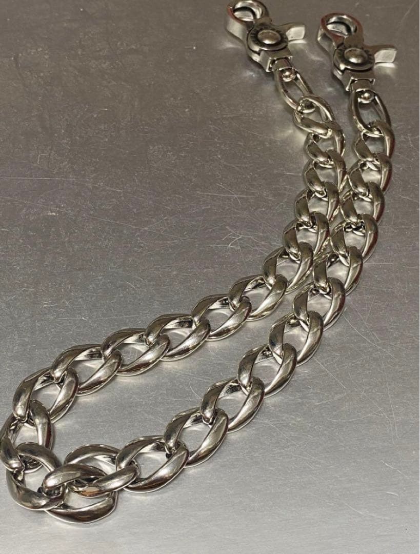 Silver Wallet Chain Necklace Key Ring Basic Pro U… - image 1