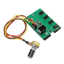 PC Fan Speed Controller DC 12V PWM 4 Way 11.8in Cable Easy Installation PC