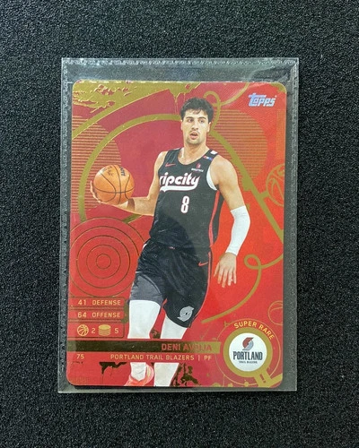 2025-26 Topps Match Attax Deni Avdija #75 Super Rare Red SP Sealed PH72