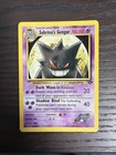 Pokémon Sabrina's Gengar 29/132 Gym Challenge Rare 2000
