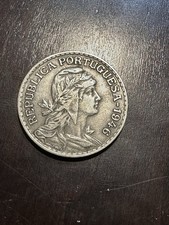 Portugal Lisboa 1946 Cuproníquel 1 Escudo Estado Novo XF/UNC