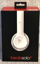 Beats by Dr. Dre Solo 2 Wired Headphones Edition White Blanco On-Ear Sea...