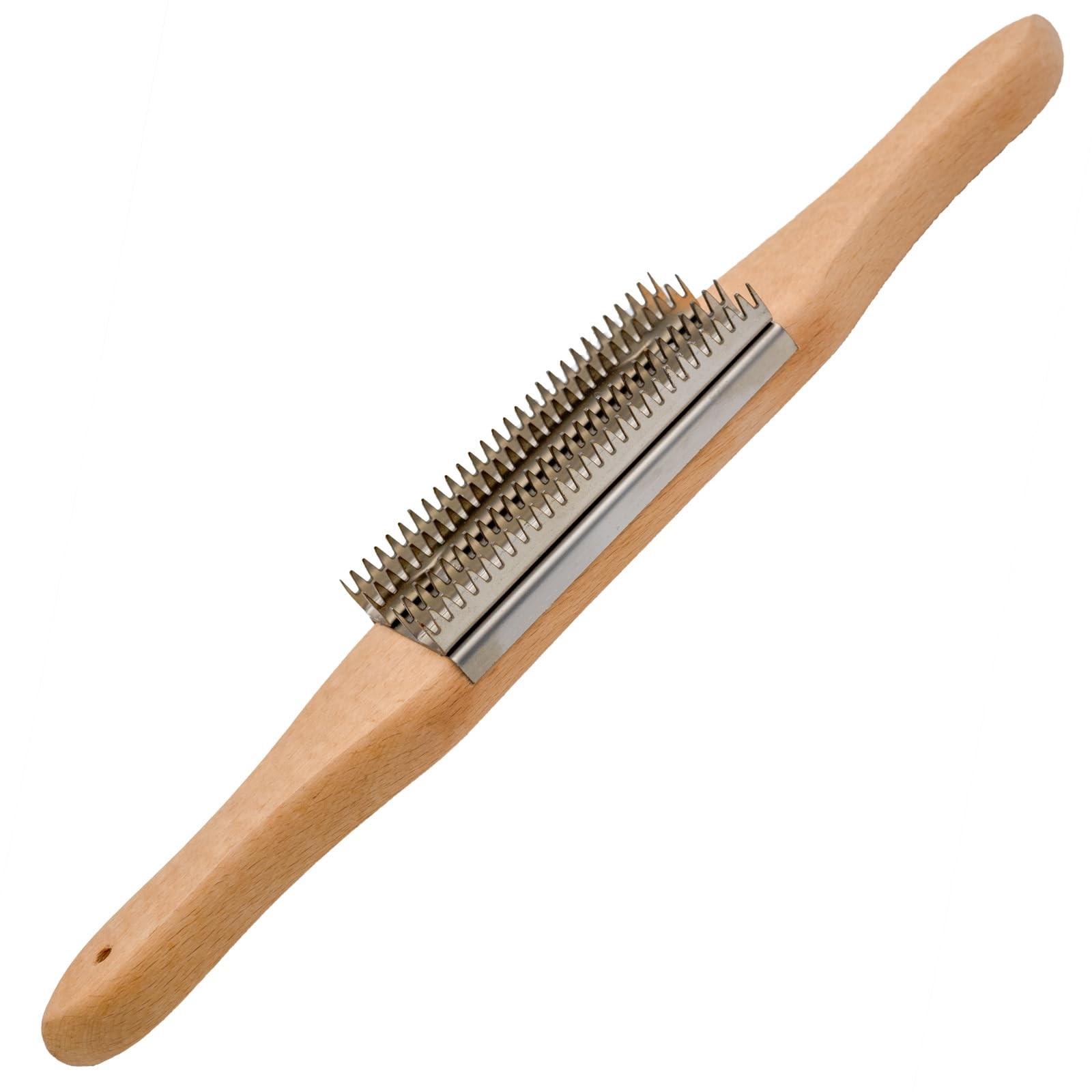 Tworider Buffer Wheel Rake, Polishing Tool with Stainless Steel Rake Teeth Head
