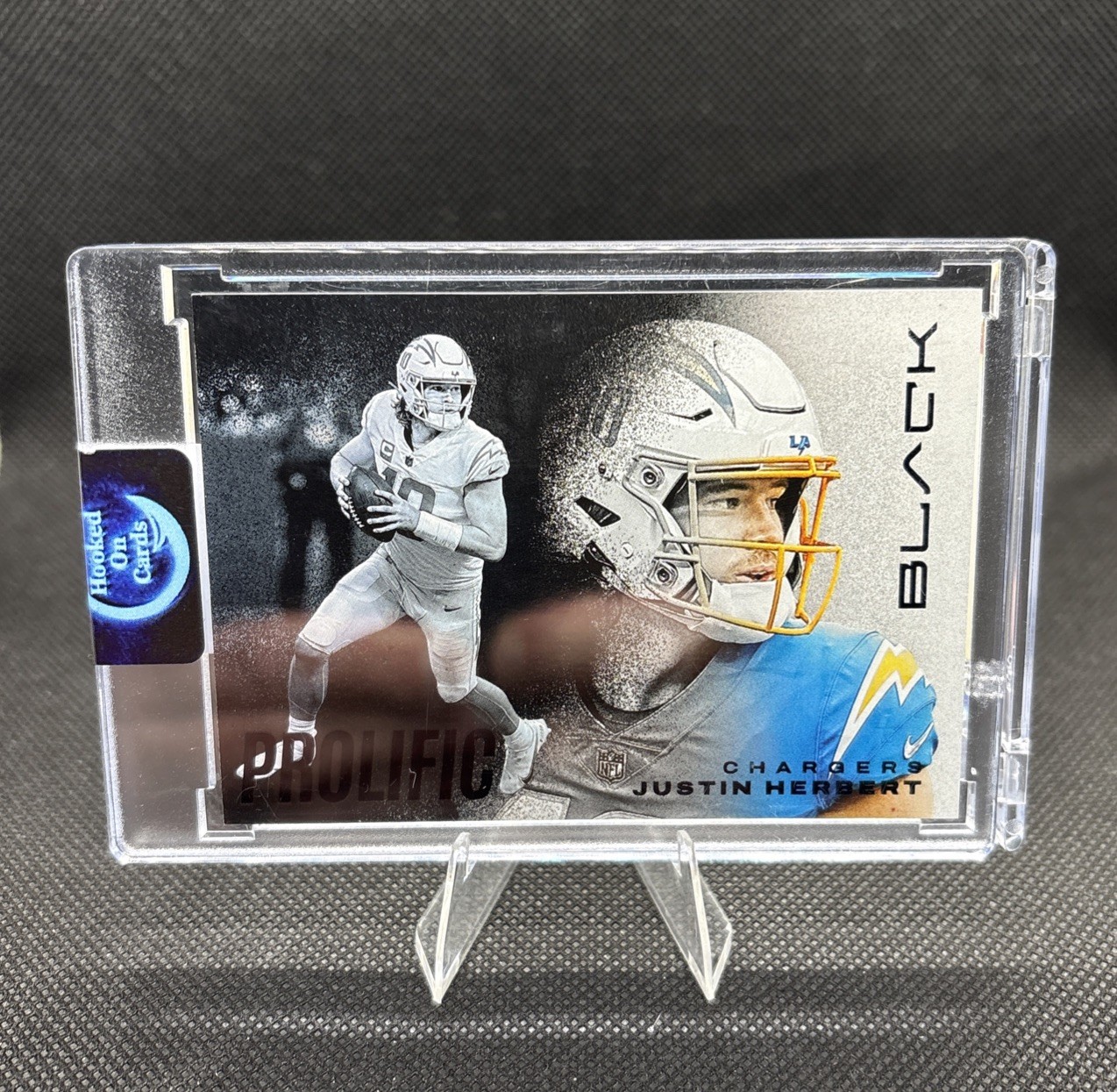 2023 Panini Black - Justin Herbert Prolific SSP Case Hit #PC-12 🔥
