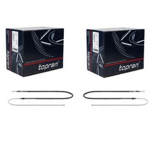 2x TOPRAN HANDBREMSSEILE passend für CITROËN C4 PEUGEOT 307 308