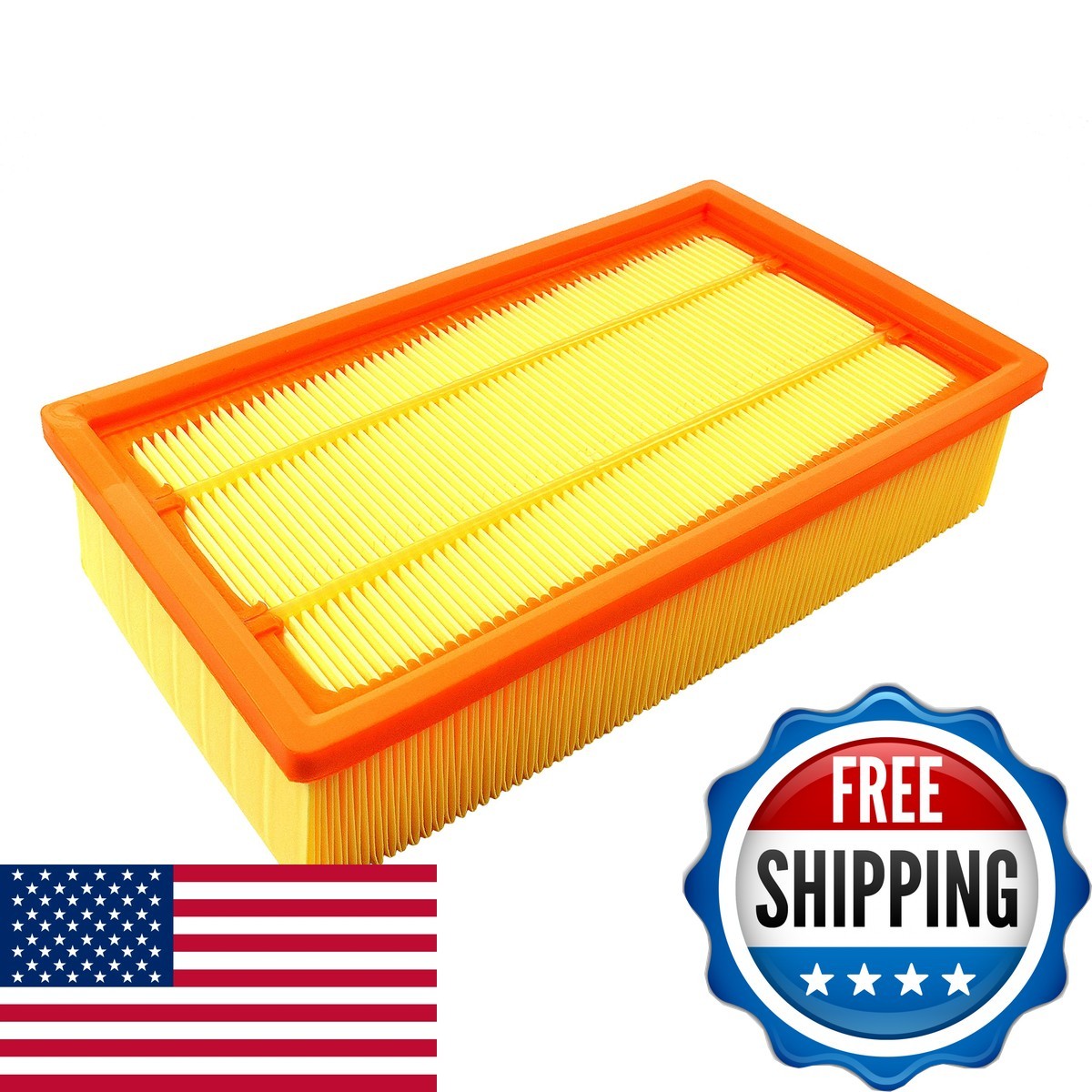 HQRP Flat Pleated Paper Filter for Bosch VF100 VAC Series Dust Extractors