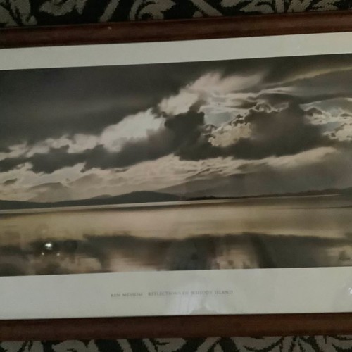 Set of 2 Ken Messom 'Reflections of Whiddy Island' Framed Art Prints