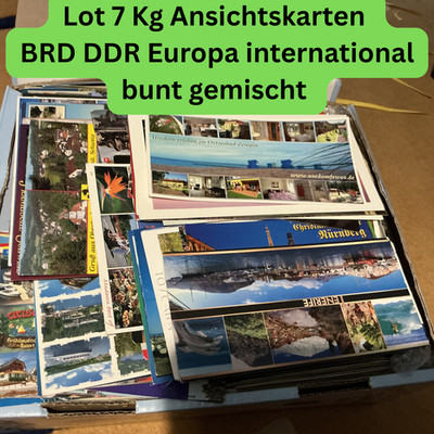 POSTCARD Bundle Lot 7kg Colourful Topo Art Cities Collectors Photographer Postcard