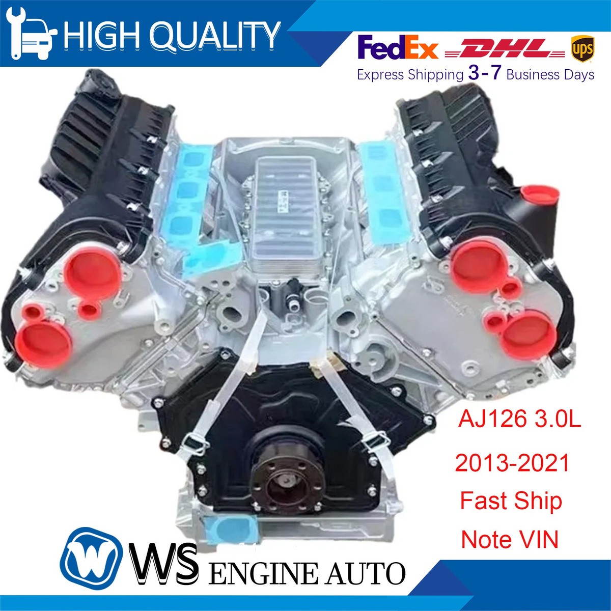 For Land Rover Discovery 306PS Jaguar XF F-Type AJ126 3.0L 13-21