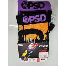 PSD Boys Boxer Briefs 2 Pack Graffiti Smiley Face Spray XL 28-29 New Underwear