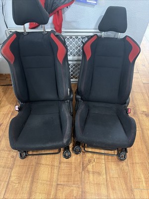  2013-2019 Subaru BRZ SCION FRS OEM Factory Front Seats SET PAIR Buckles