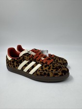 adidas Samba OG Preloved Red Leopard JI2734 Women's Size 7.5
