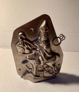 Antique Chocolate Mold Saint On Horse Tilburg Vintage Germany 15931