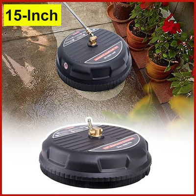 #ad 15quot; Pressure Washer Surface Cleaner Power Washer Attachment with Extension Wands $39.98