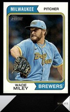 2023 Topps Heritage #703 Wade Miley Milwaukee Brewers