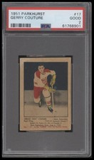 1951 PARKHURST GERRY COUTURE 17 GOOD RC PSA 2 HOCKEY MONTREAL CANADIENS