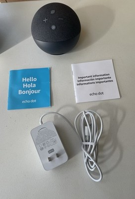 Amazon Echo Dot (4th Gen.) Smart Speaker B7W64E - Charcoal TESTED