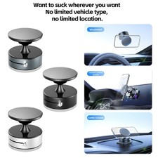 Car Phone Bracket Stand with Electric Vacuum Suctions Nonslip for Busy Commuters
