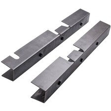 Rh Lh 2pcs Rust Repair Frame For Jeep Wrangler Yj 1988-1995 Center Skid Plates