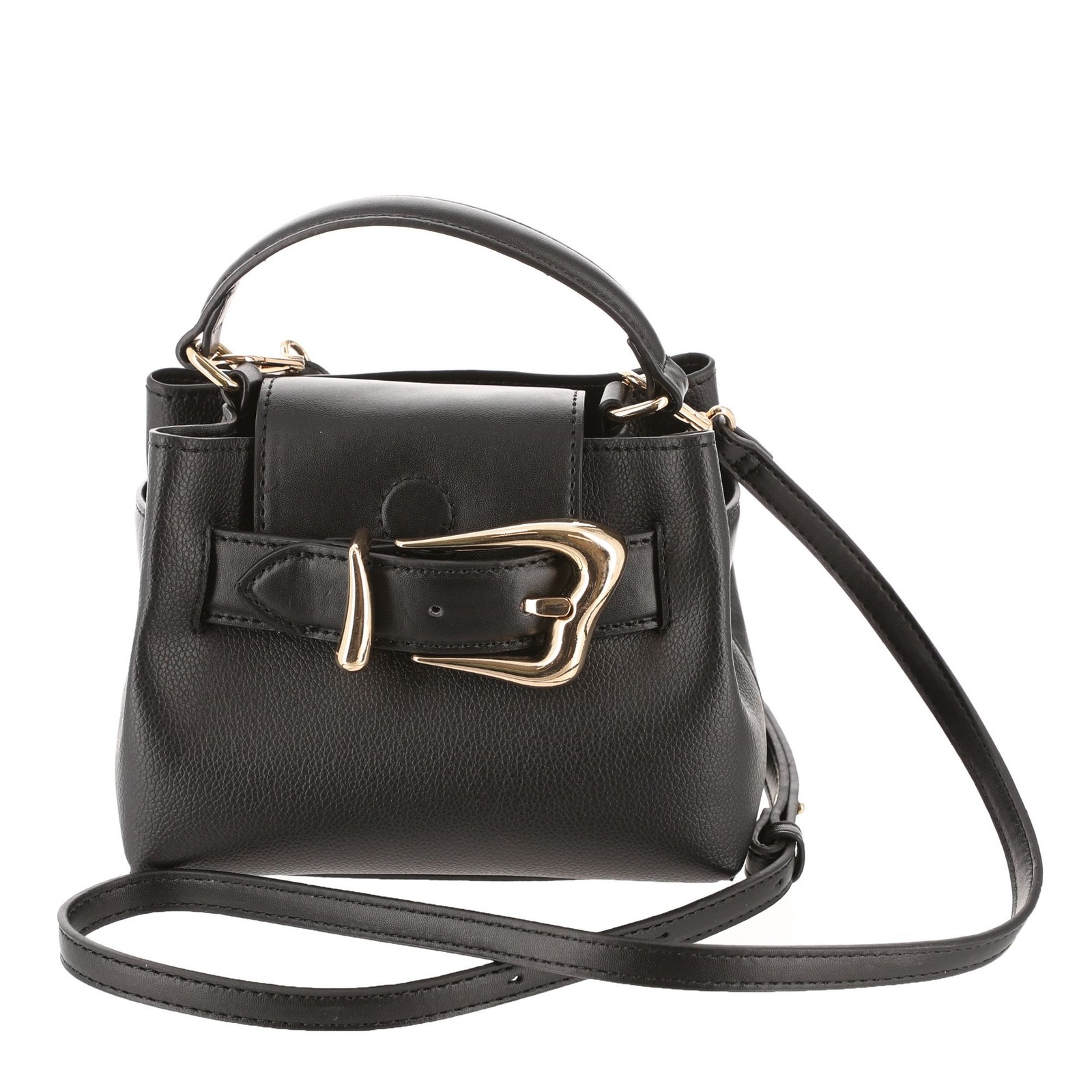 Мини-ручка Anne Klein со съемным ремешком через плечо черного цвета 11590₽