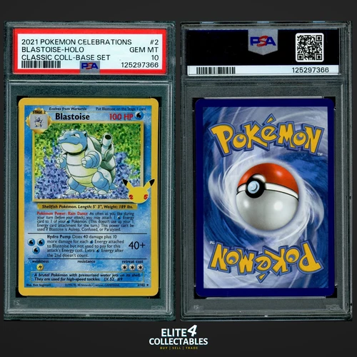 Blastoise 2/102 Holo - PSA 10 (Celebrations)