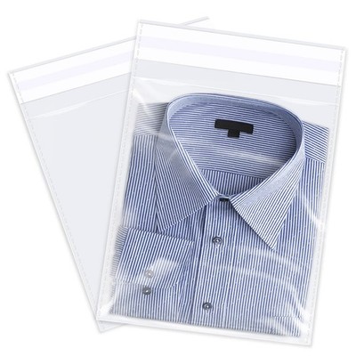 100-Count 9x12'' Clear Cellophane Bags Self-Sealing for A4 Documents